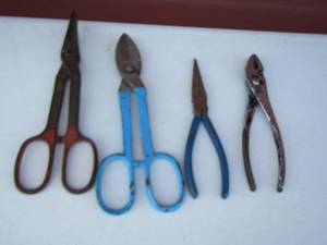 lot 87 image: plyers and scissors