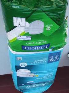 lot 129 image: adult l and xl diapers and medium size