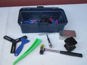 lot 171 image: misc. tools, tool caddy