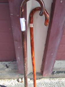 lot 201 image: walking canes qty 2