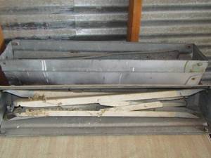 lot 220 image: metal saw horses qty 2