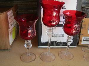 lot 13 image: 3 candle holder stands very nice