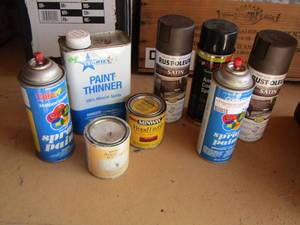 lot 242 image: used spray paints