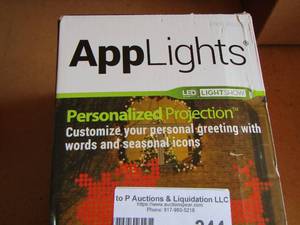 lot 244 image: app lights machine in original box