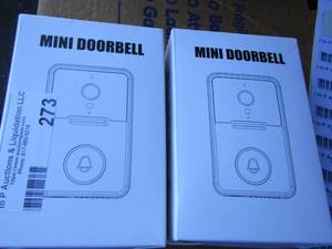 lot 273 image: 2  mini doorbells WI-FI  new in box