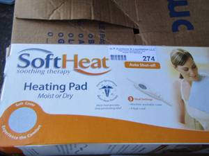 lot 274 image: soft heat, heating pad