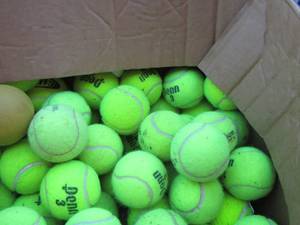 lot 317 image: box of tennis balls