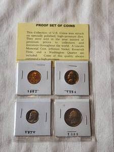 lot 22 image: Proof set of Coins