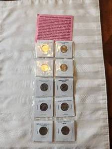 lot 50 image: Westward Journey Nickel series coin set