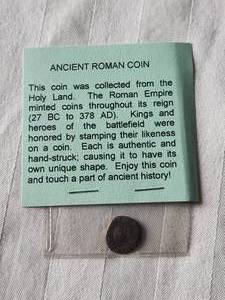 lot 133 image: Ancient Roman Coin - collected from the Holy Land