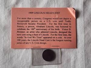 lot 155 image: 1909 Lincoln Head Cent