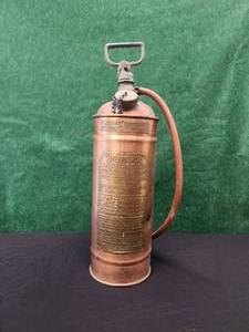 lot 4 image: Vintage Diener 2 12-gallon pump type fire extinguisher