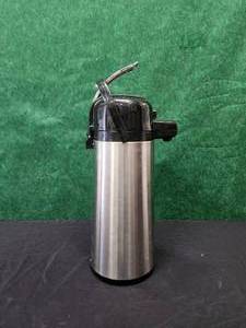 lot 67 image: Stainless steel - pump beverage dispenser
