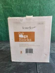 lot 28 image: Heming Weigh Cork Yoga Blocks