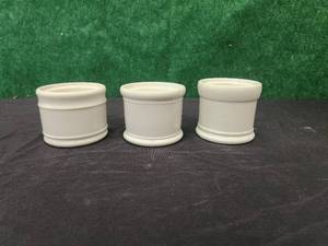 lot 48 image: Vintage Marine Corp. condiments jars