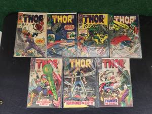 lot 23 image: Marvel Comics - 1960s - The Mighty Thor - #140, 141, 142, 143, 144, 145, and 146