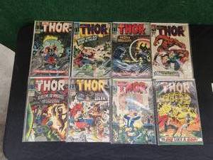 lot 30 image: Marvel Comics - 1960s - The Mighty Thor - #131, 132, 134, 135, 136, 137, 138, and 139
