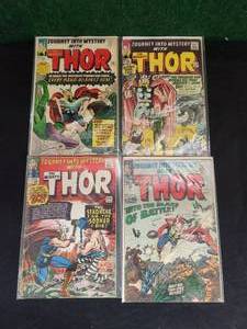 lot 35 image: Marvel Comics - 1960s - The Mighty Thor - #110, 113, 114, and 117