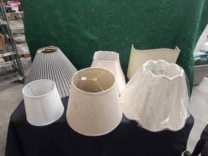 lot 145 image: Selection of lampshades