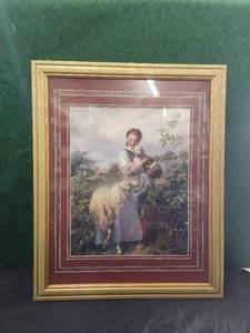 lot 246 image: Framed and matted artwork