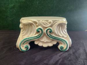 lot 252 image: Hand painted Italian made plant-vase stand or invert to make planter