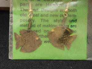 lot 283 image: Generous selection of metal pendants and charms for jewelry and craft making - earrings