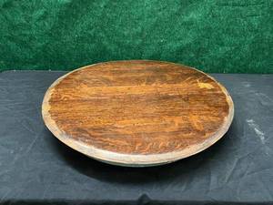 lot 330 image: Wine Barrel top lazy susan