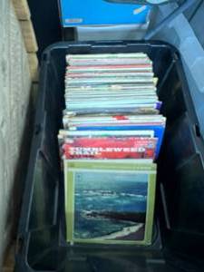 lot 97 image: Selection of vintage records