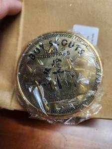lot 191 image: Solid Brass Boy Scout Compas in wood display box