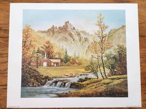 lot 14 image: Ready for your frame - Rock of Ages - Isiah 264 - limited Edition Print - Artist Jim Hamilton - signed and numbered - 327 of 500 - 16 x 20 (C)