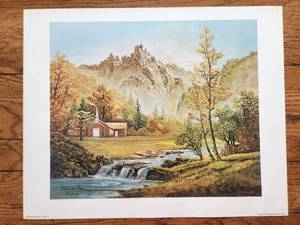 lot 69 image: Ready for your frame - Rock of Ages - Isaiah 264 - limited Edition Print - Artist Jim Hamilton - signed and numbered -195 of 500 - 16 by 20 (N)