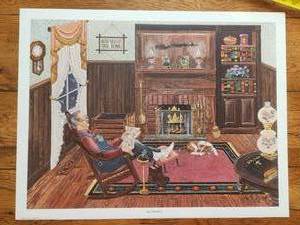 lot 74 image: Ready for your frame - Peaceful Doze - limited Edition Print - Artist Kaye Biggerstaff - signed and numbered -210 of 500 - 20 by 26  (O)