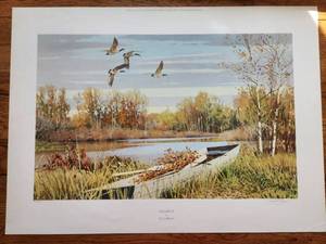 lot 84 image: Ready for your frame - The Inlet - limited Edition Print - Artist Lee LeBlanc - signed and numbered -525 of 800 - 21 by 29 - (Q)