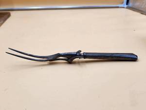 lot 198 image: Antique meat fork -