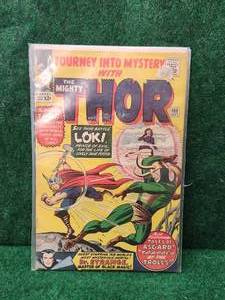 lot 22 image: Marvel 1960s 12 cent comic - Thor #108