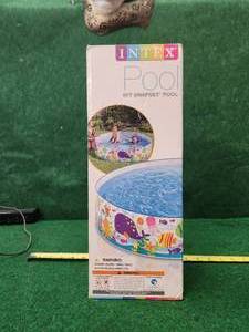 lot 62 image: Intex 6ft snapset pool