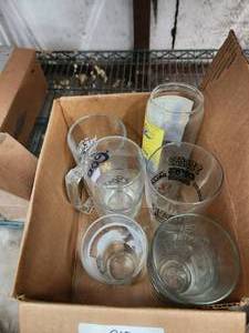 lot 80 image: Set of collectible beer glasses