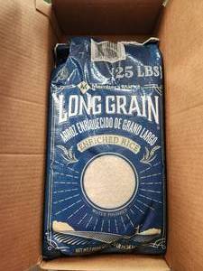 lot 90 image: Members Mark 25lb bag of Long Frain rice