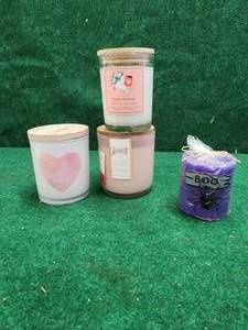 lot 244 image: Selection of candles