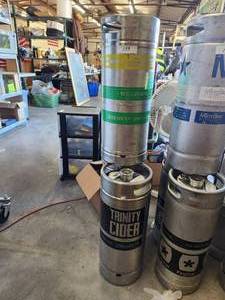 lot 159 image: Selection of 3 kegs