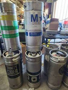 lot 160 image: Selection of 3 kegs