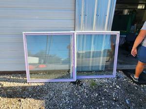 lot 174 image: Selection of 2  48 by 48 windows