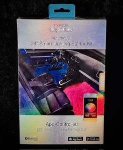 lot 55 image: Type S Plug &amp Glow Automotive 24 Smart Lighting Starter Kit