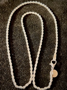 lot 8 image: New .925 Sterling Silver Rope Chain
