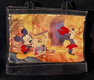 lot 102 image: Disneys Minnie MouseMickey Mouse Beaded Tote Purse&nbsp