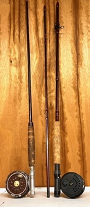 lot 36 image: Two (2) Vintage Fly Fishing Reels - Including Pflueger Model 1094 W Pflueger PFLFY 8056 Fly Fishing Rod 8 Ft 3 Pc