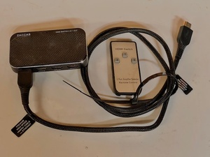 lot 111 image: Zaccas HDMI 4K Ultra HD 3-In 1-Out for Fire Stick, Blu-Ray Player, etc. WRemote
