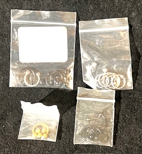lot 46 image: Large Selection of Body Piercing Rings