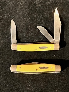 lot 116 image: Two (2) Pine Knot Three Blade Pocket Knives