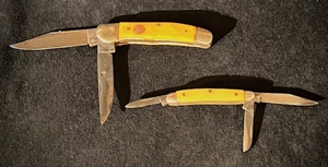lot 122 image: Vintage United Boker Solingen, Germany Two &amp Three Bladed Pocket Knives